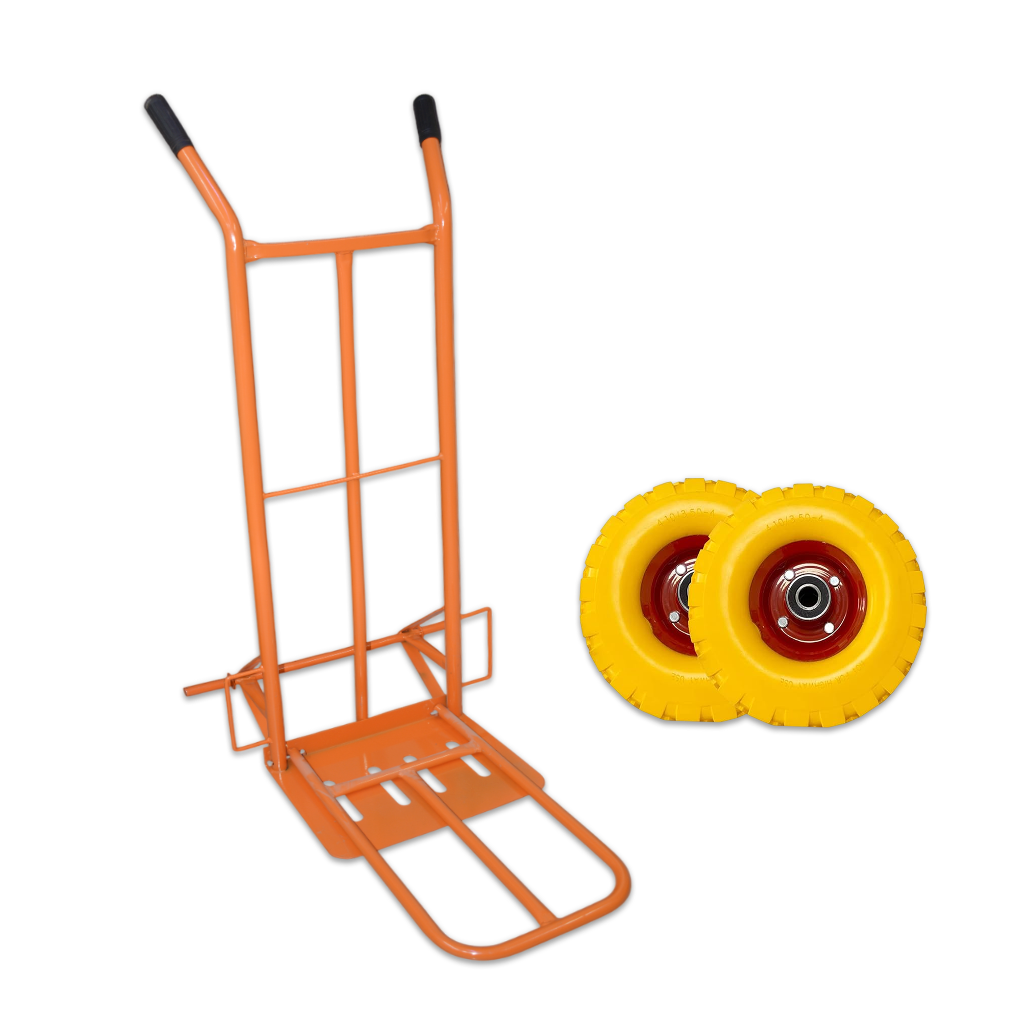 Hand Trolley With Yellow Tire