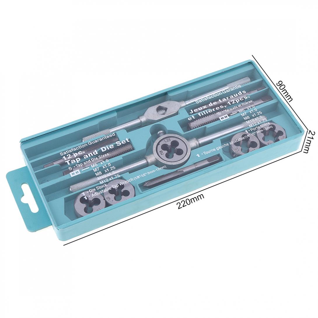 Die and Tap Set 12 Pcs - Image 3