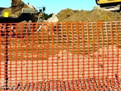 Safety Mesh Orange 1 mtr x 45 yds - Image 3