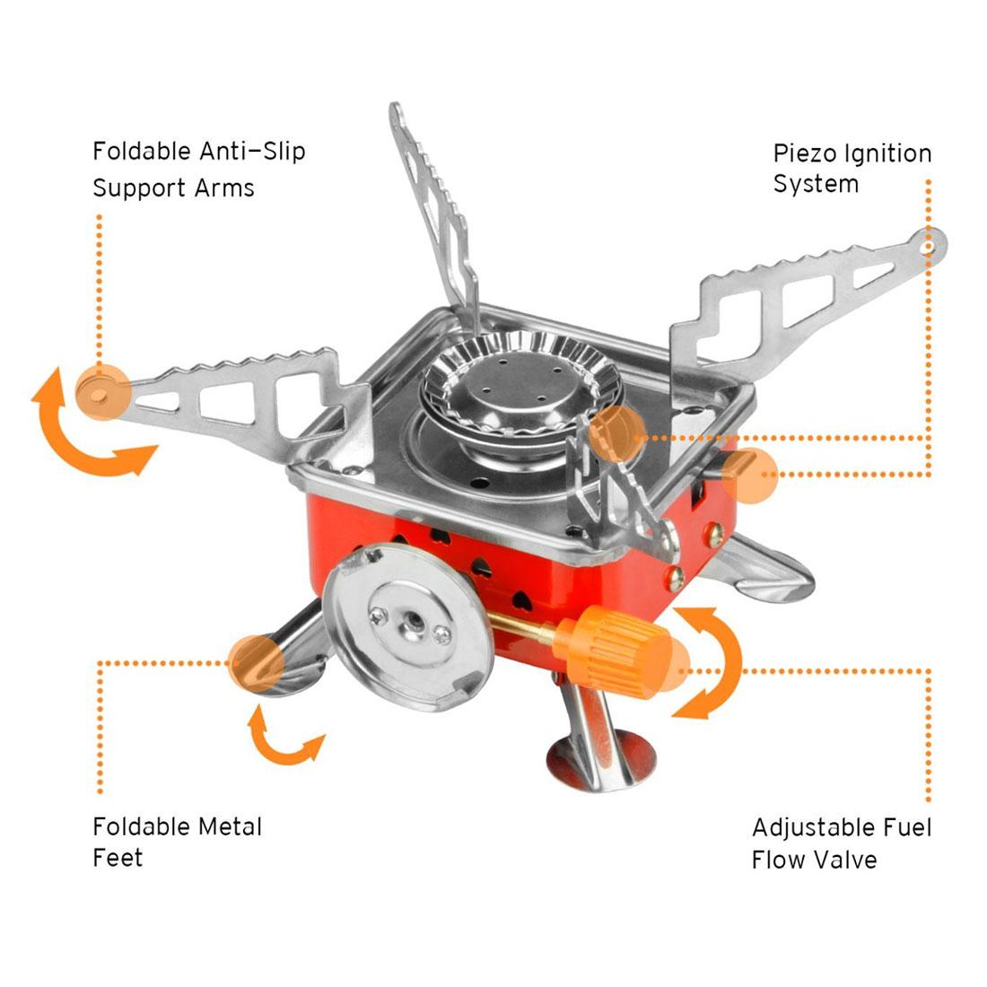 Portable Car Type Stove Mini - Image 3