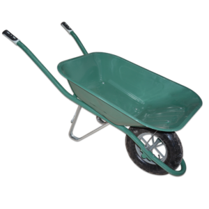 1-Wheel Barrow Green with Air Tire عربانة اخضر
