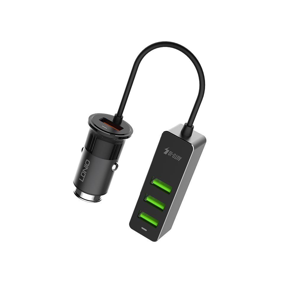 LDNIO Car Charger with 4 USB 3.4A - Image 3