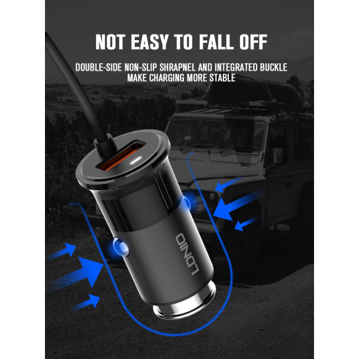 LDNIO Car Charger with 4 USB 3.4A - Image 8