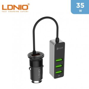 LDNIO Car Charger with 4 USB 3.4A