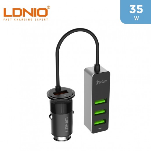 LDNIO Car Charger with 4 USB 3.4A - Image 2