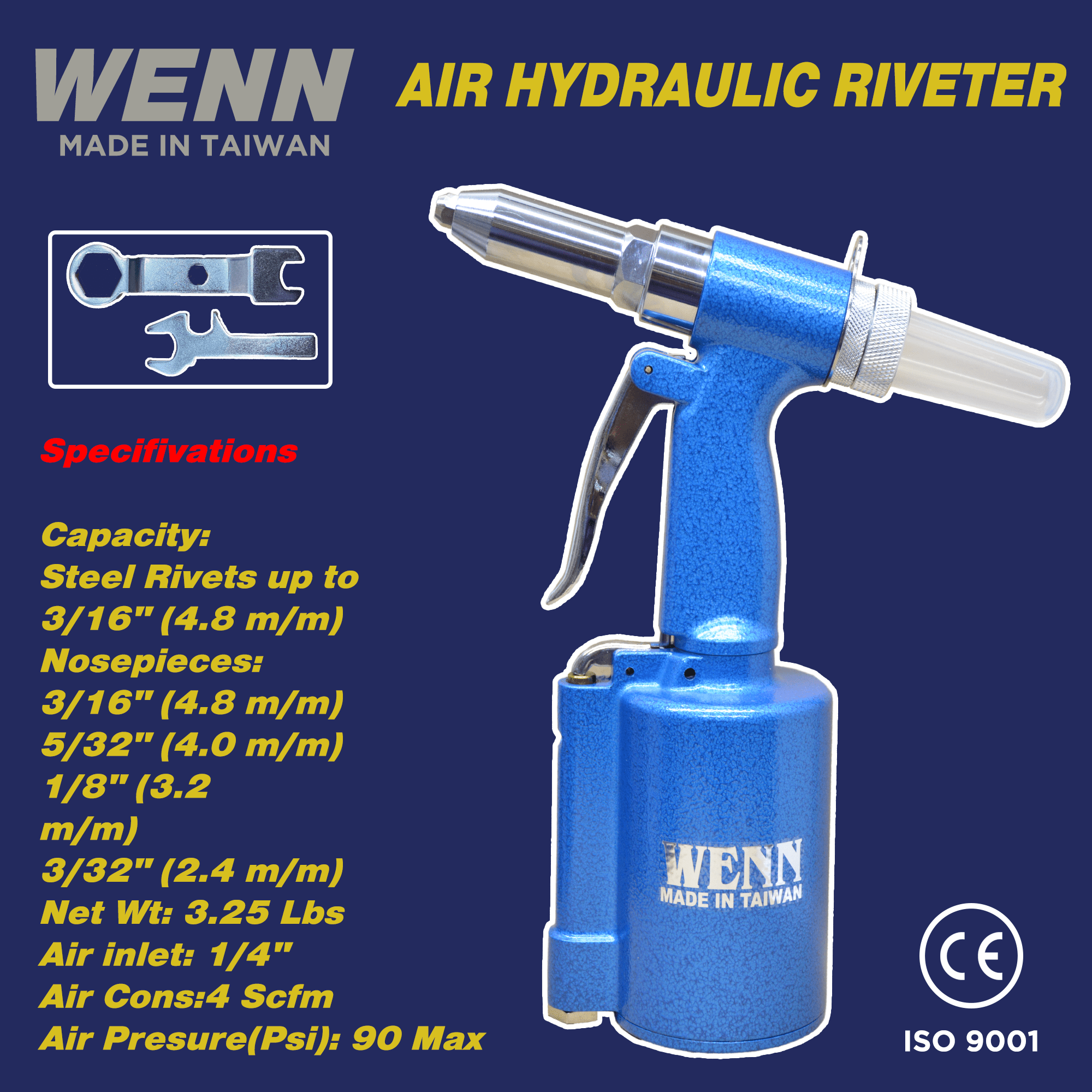 Air Hydraulic Riveter WENN Taiwan