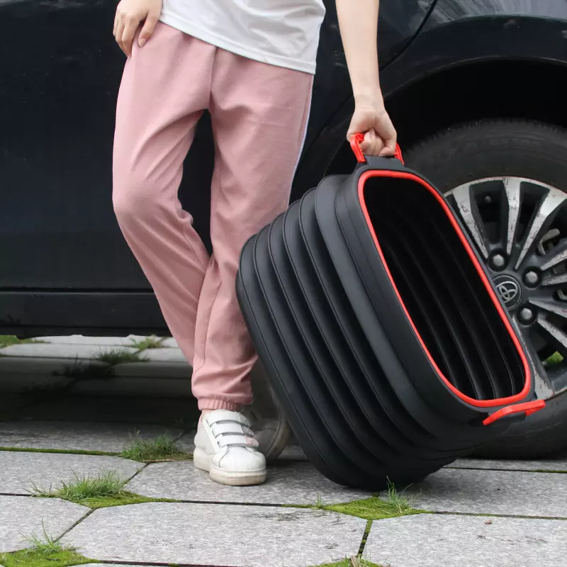Collapsible Plastic Car Backseat Organizer 60 LTR - Image 3