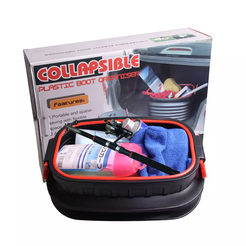 Collapsible Plastic Car Backseat Organizer 18-LTR - Image 6