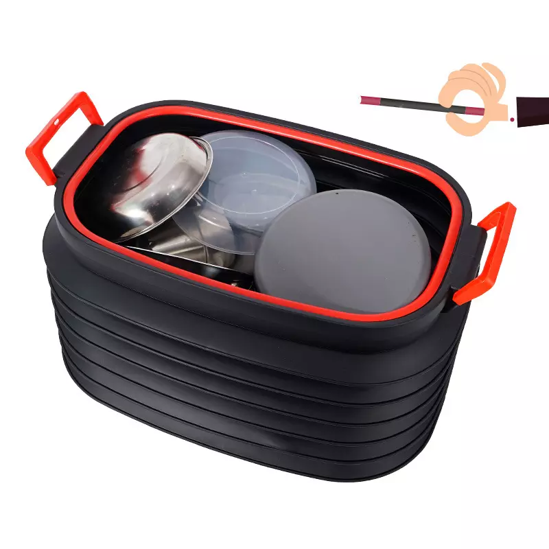 Collapsible Plastic Car Backseat Organizer 37 LTR - Image 5