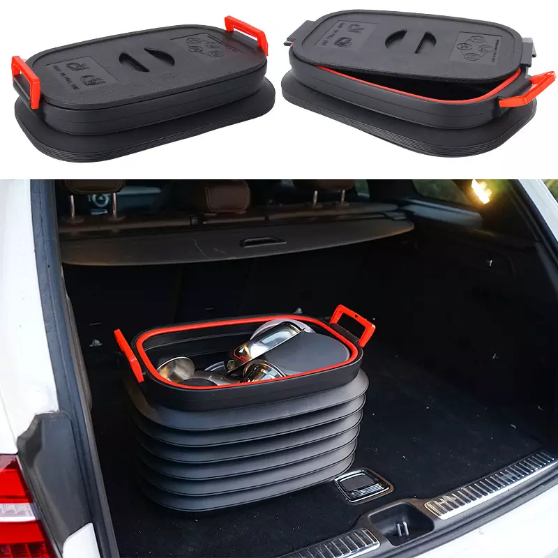 Collapsible Plastic Car Backseat Organizer 37 LTR - Image 6