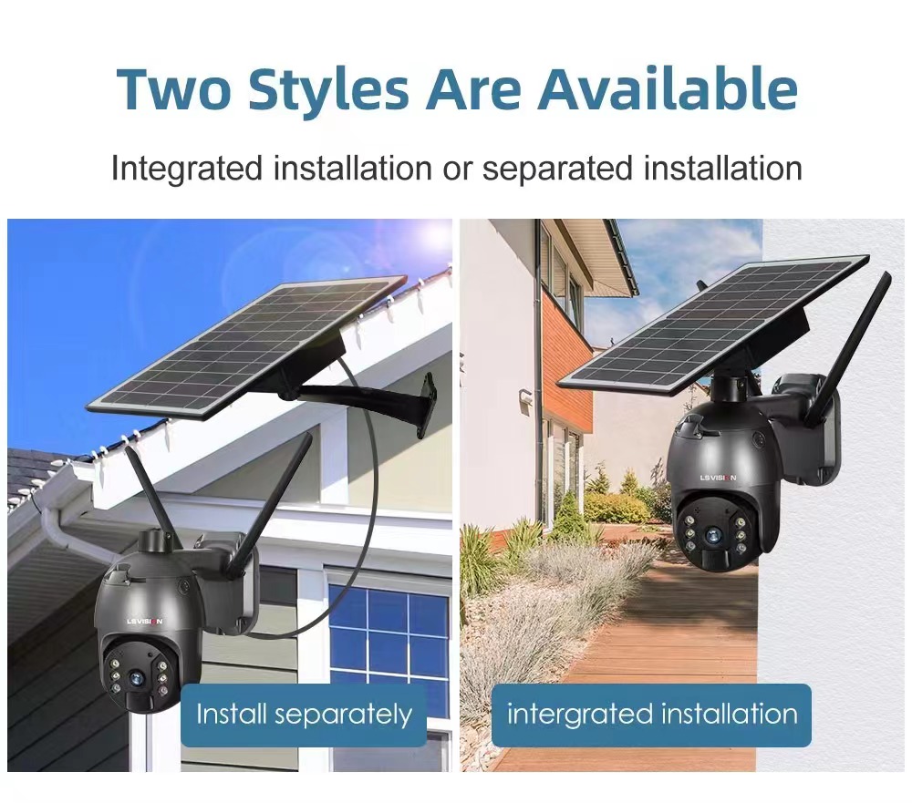 HI-TEX 5MP Solar light Outdoor Smart 4G Camera, with Night Vision – Black - Image 20