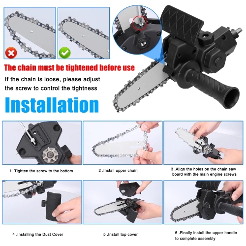 Electric Chainsaw Adapter 6" - Image 4