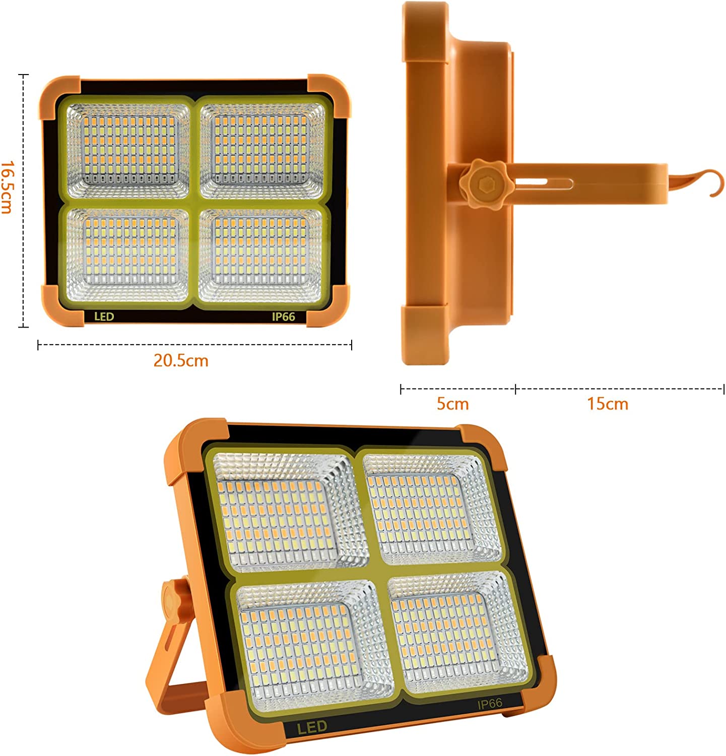 Solar Led Light Yellow Col. Frame Big - Image 7