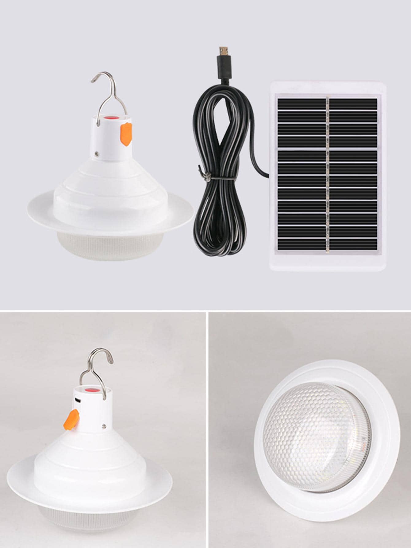 Solar Charging UFO Light Orange - Image 5