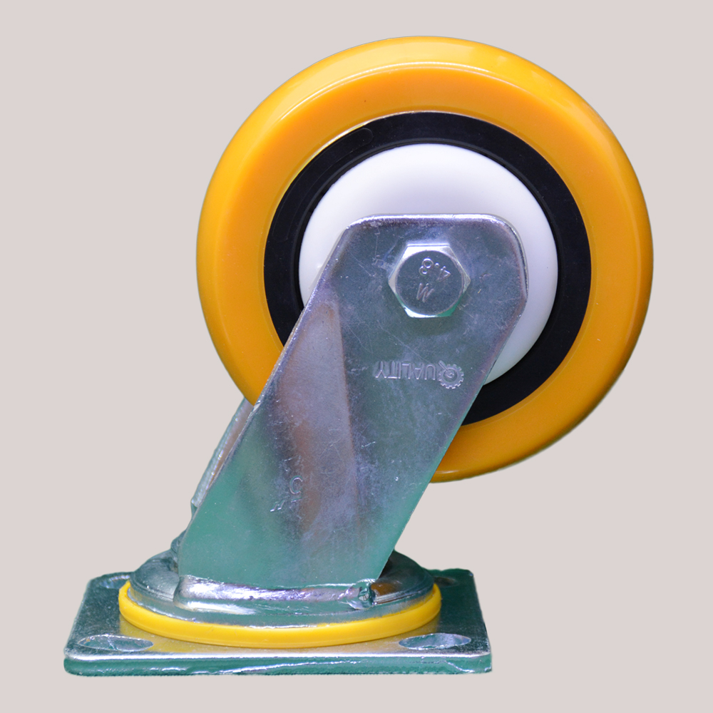 Caster Wheel Orange 5'' Swivel