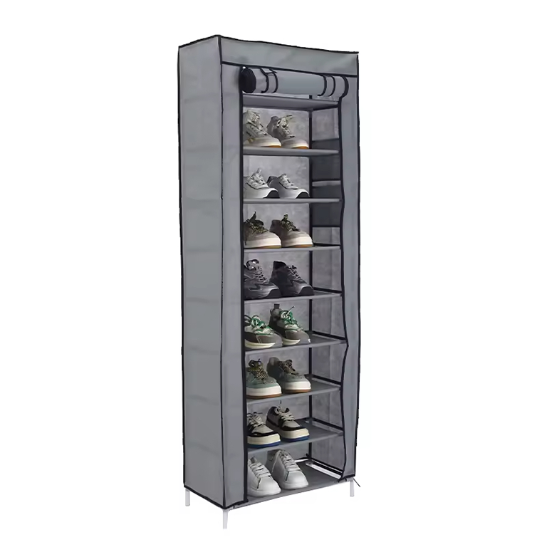 Shoe Storage Compages Grey 9 Layer