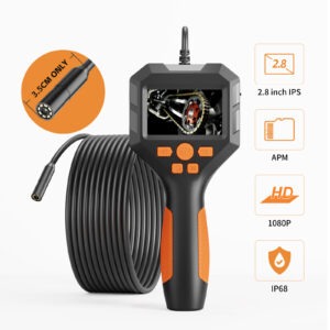 Camera with 2.8'' Screen & 10mt Wire