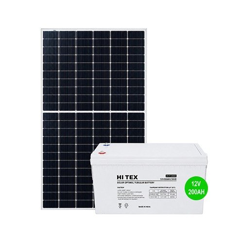 Solar Panel & Battery