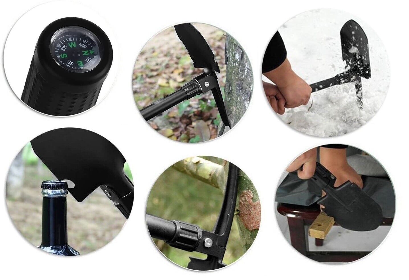 Folding Camping Shovel Multi-Function Mini - Image 9