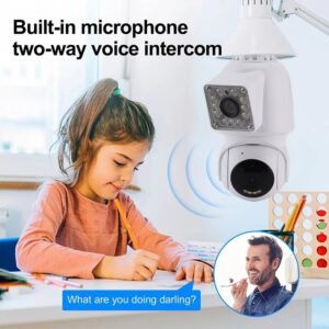Camera Wifi Dual Camera Bulb