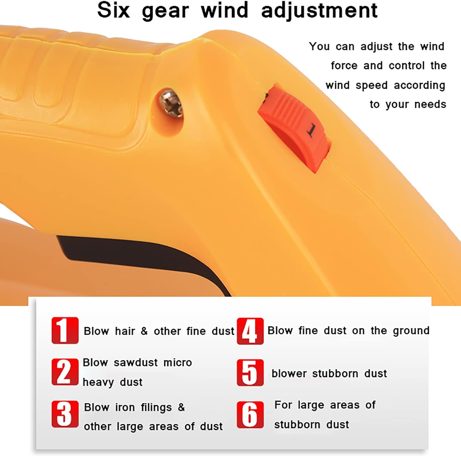 HI-TEX Electric Blower Super Power Big Yellow - Image 6