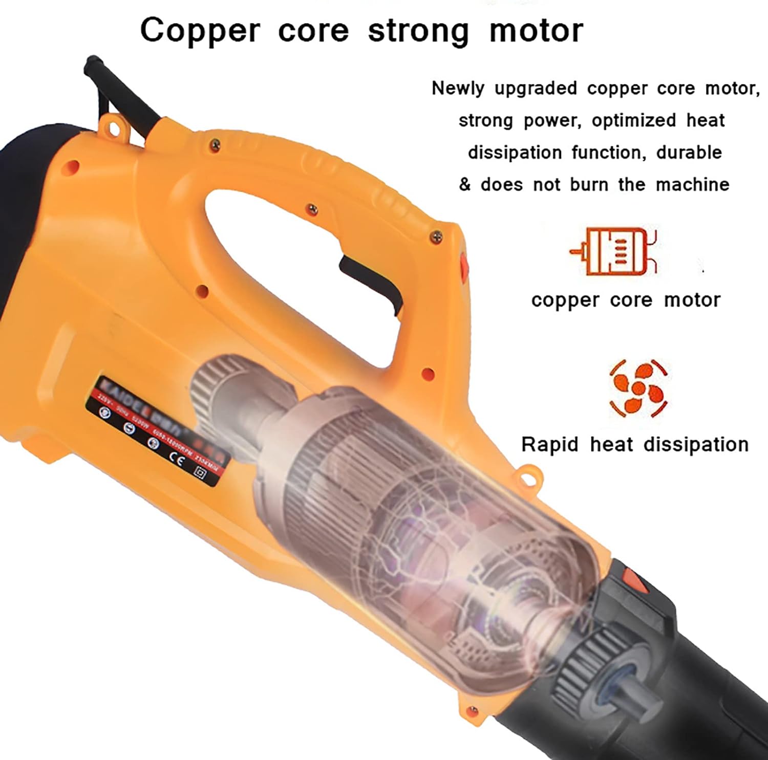 HI-TEX Electric Blower Super Power Big Yellow - Image 5