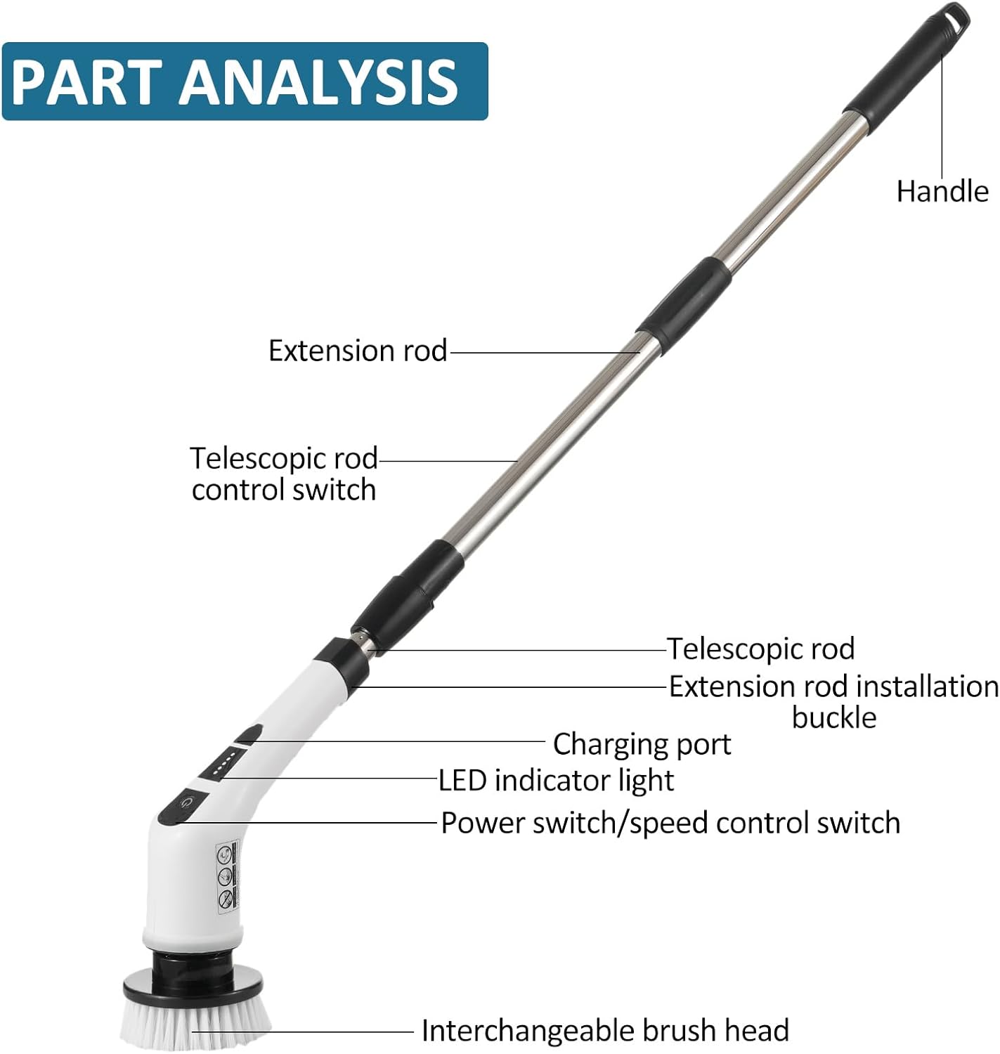 7 IN 1 Electric Cleaning Brush - Image 5