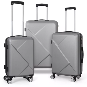 Suitcase Grey 3pcs Set