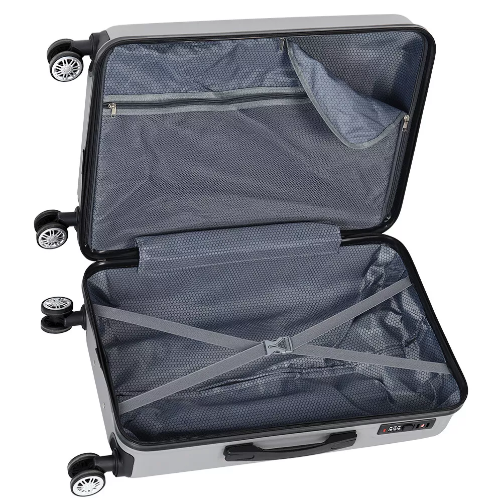 Suitcase Grey 3pcs Set - Image 3