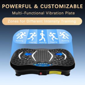 Vibration Plate Exercise Machine Black