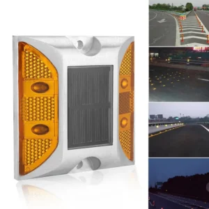 Solar Road Stud Lamp [ Yellow ]
