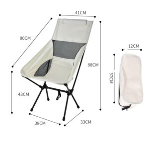 Foldable Camping Chair White