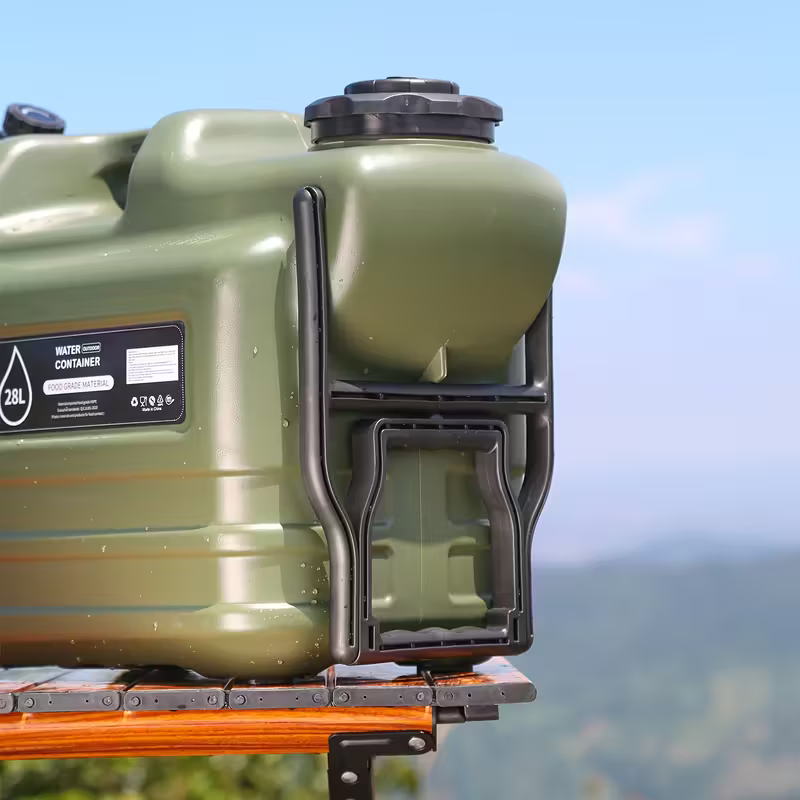 28L Large Capacity Collapsible Water Storage Bucket with Wheels & Pull Handle - Image 5