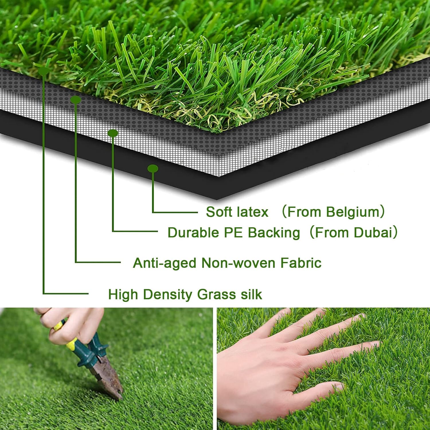 Artificial Turf Grass Green - Image 4