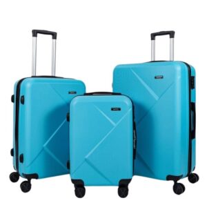 Suitcase Blue 3pcs Set