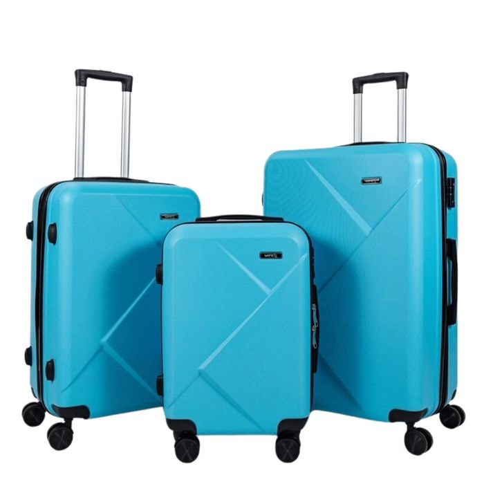 Suitcase Blue 3pcs Set