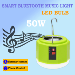Led Emergency Light with Bluetooth Speaker