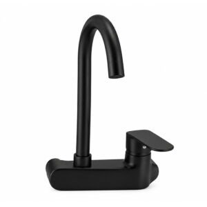 Leone Impa Black Wall Sink  [ 15-03 ]