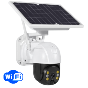 WIFI  3MP Solar light Outdoor Smart Camera, with Night Vision – White