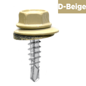 Kirby Screw DARK BEIGE  Taiwan 1"