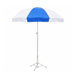 Outdoor Garden Umbrella with Tripod Stand 2-MTR (Blue & White)
