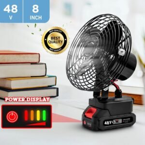 Rechargeable Fan 8" With One Battery