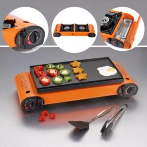 Stove Portable Pvc Box Double Grill
