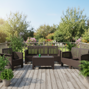Outdoor Plastic Sofa Set
