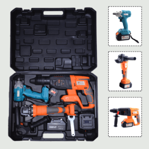 Cordless Tool Set with Impact Wrench Hi Tex