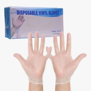 Disposable Vinyl Gloves XL [ Clear ]