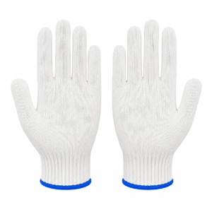 Cotton Gloves Blue H/D