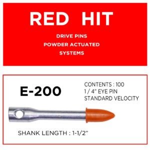 Red Hit Nails E-200