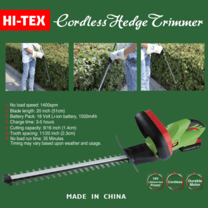 HEDGE TRIMMER CORDLESS