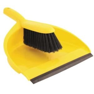 Plastic Dust Pan With Brush
